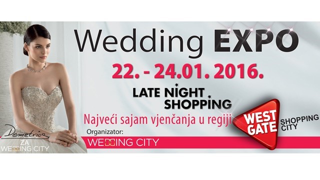 Wedding Expo od 22. do 24. siječnja 2016. u Westgateu